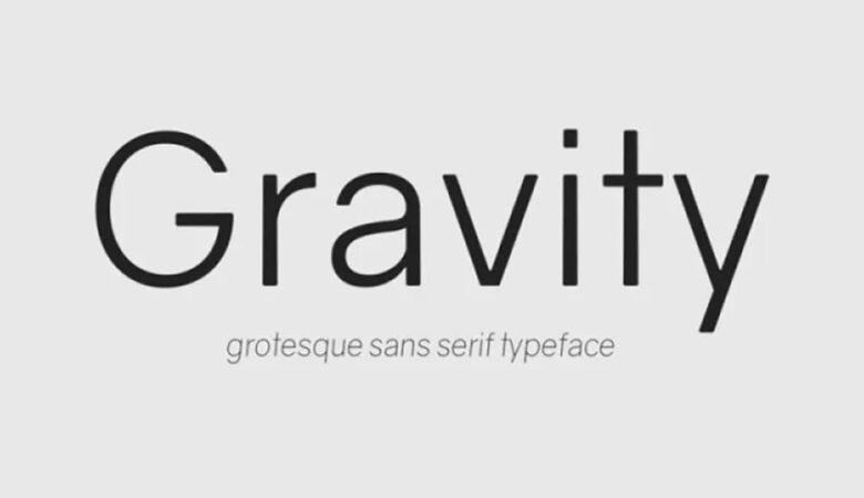 Gravity Font