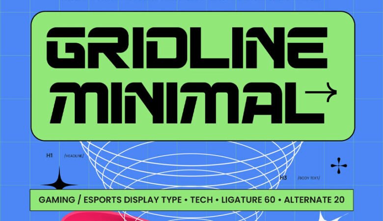 Gridline Minimal Font