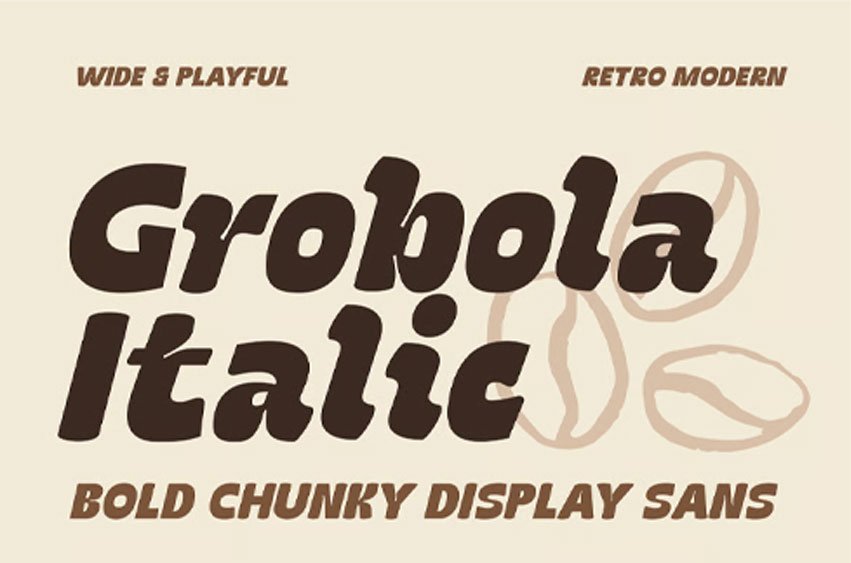 Grobola Italic Font