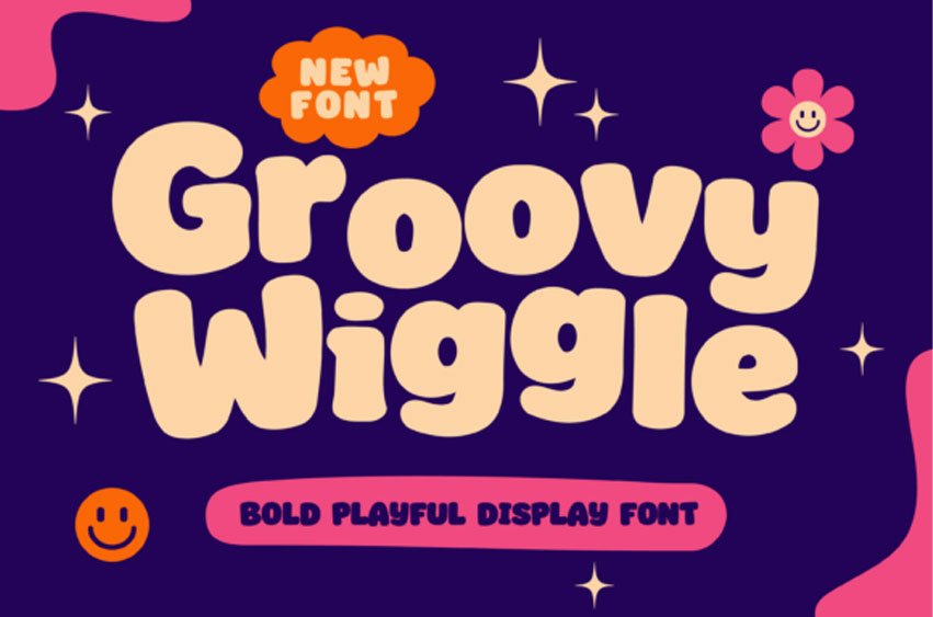 Groovy Wiggle Font