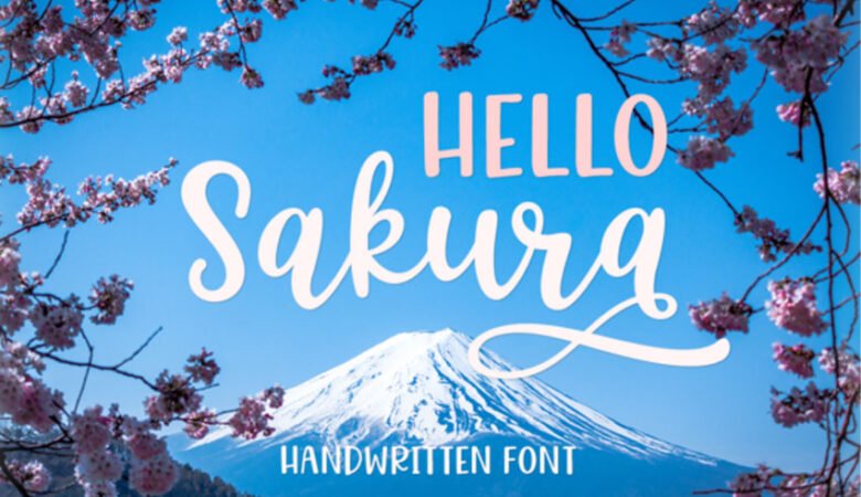Hello Sakura Font