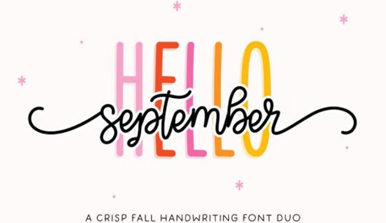 Hello September Font