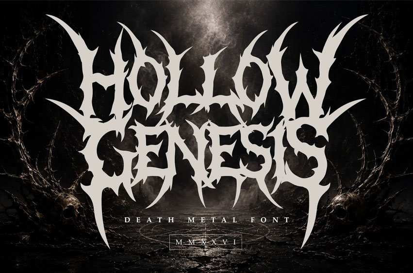 Hollow Genesis Font