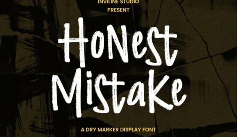 Honest Mistake Font