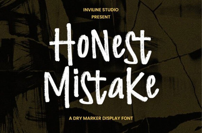 Honest Mistake Font