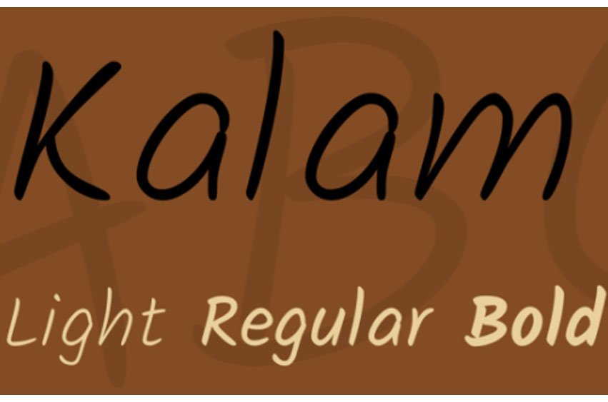 Kalam Font