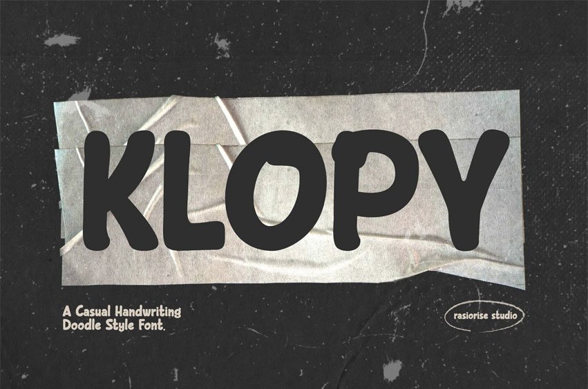 Klopy Font