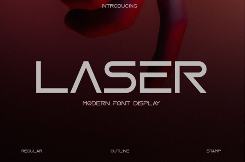 Laser Font