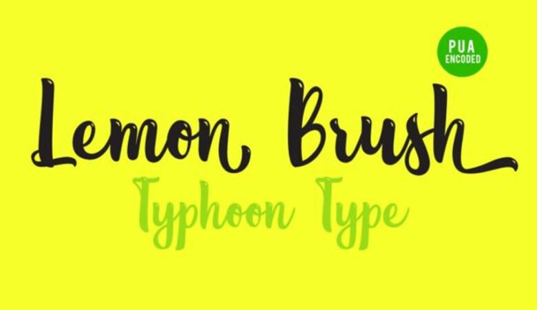 Lemon Brush Font