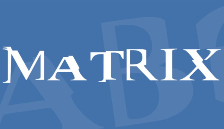 Matrix Serif Font