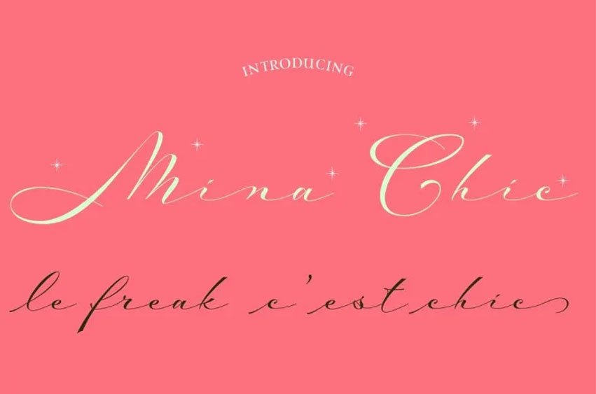 Mina Chic Font