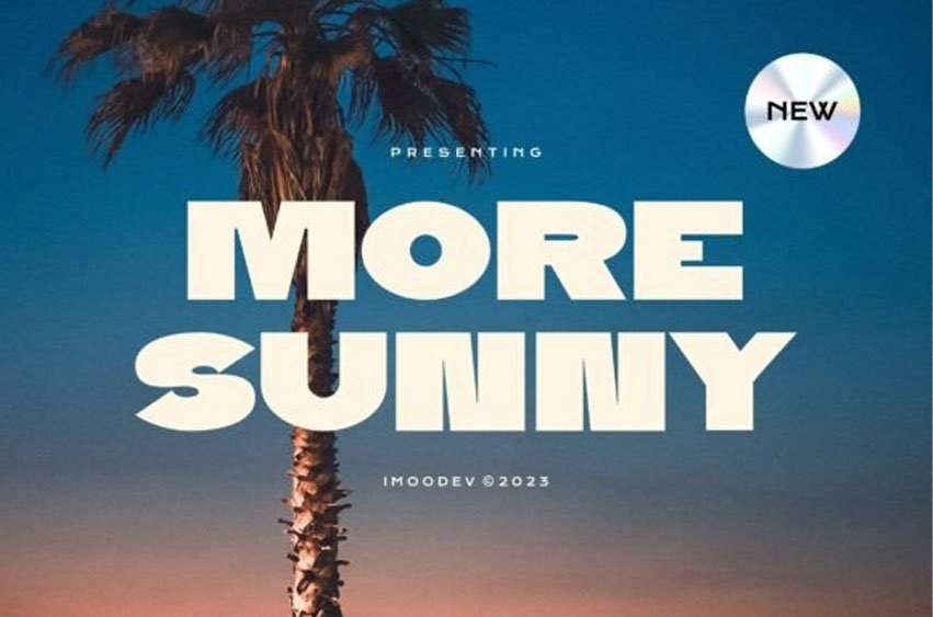 More Sunny Font