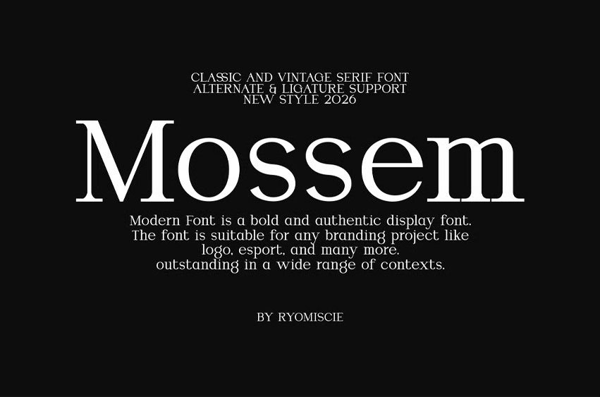 Mossem Font