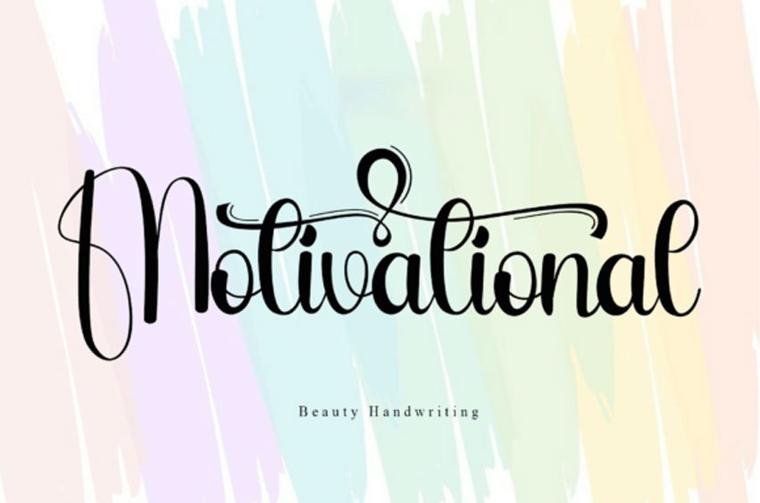 Motivational Font