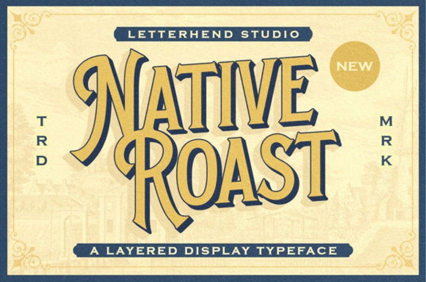 Native Roast Font