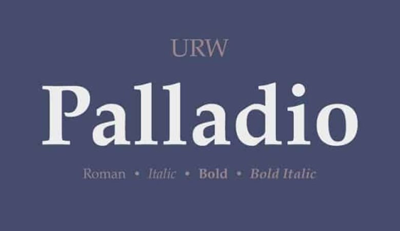 Palladio Font