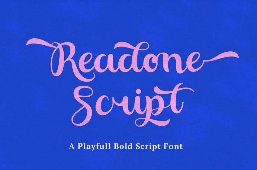 Readone Script Font