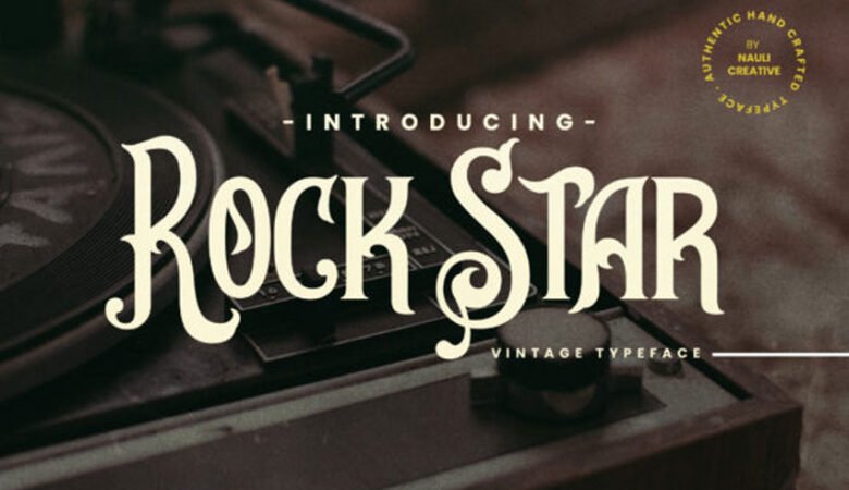 Rock Star Vintage Font