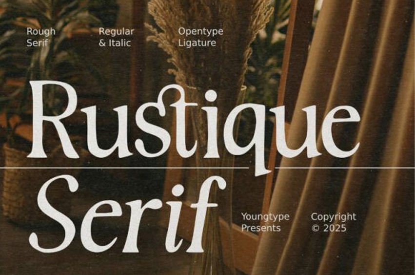 Rustique Serif Font