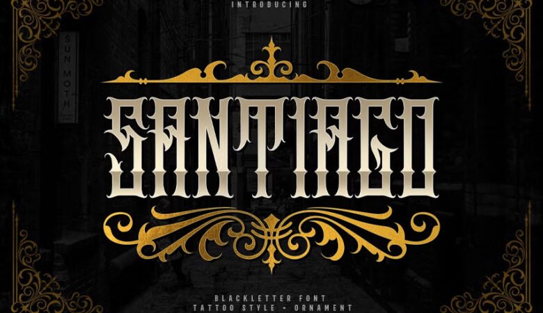 Santiago Blackletter Font