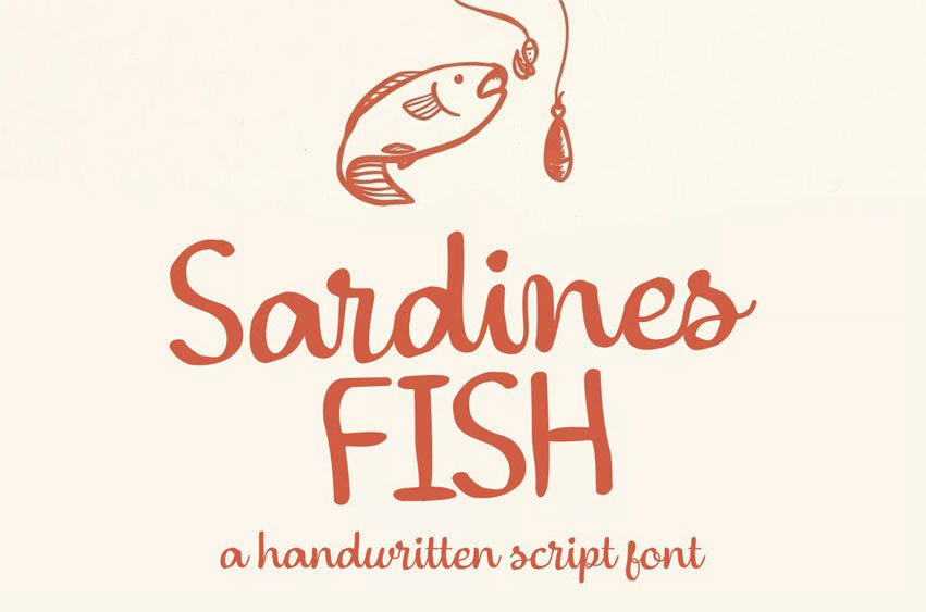 Sardines Fish Font