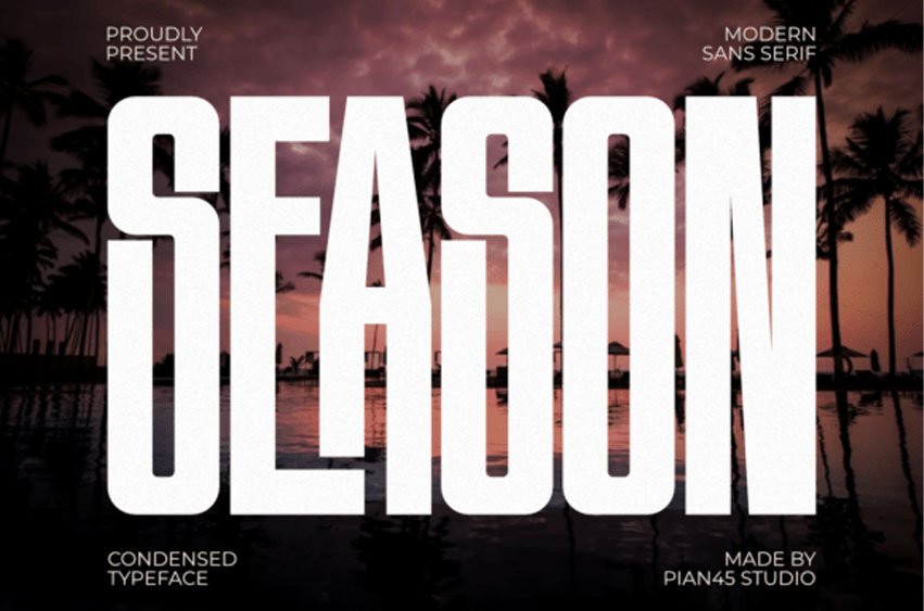 Season Condensed Font
