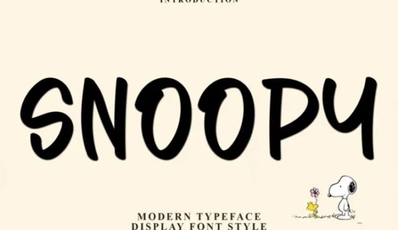 Snoopy Font