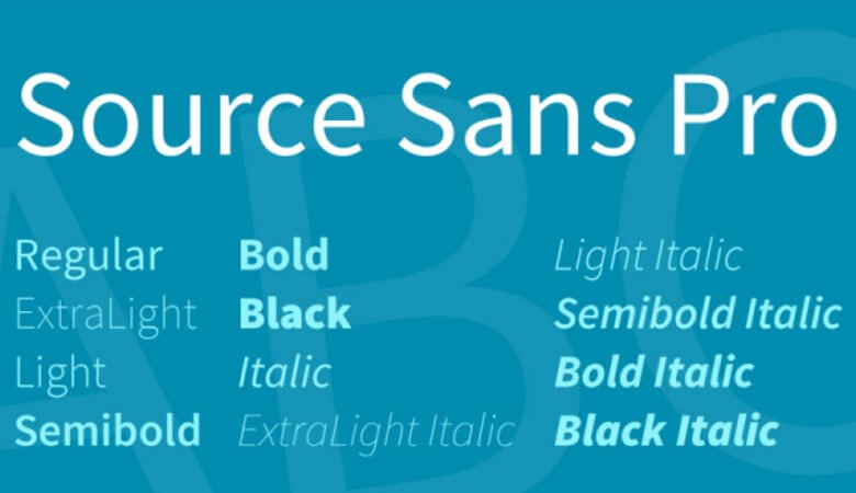 Source Sans Pro Font