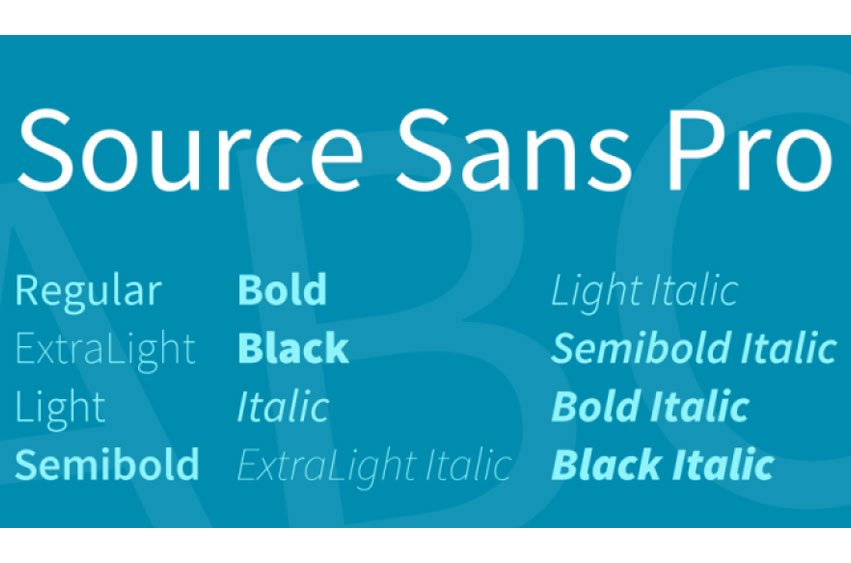 Source Sans Pro Font