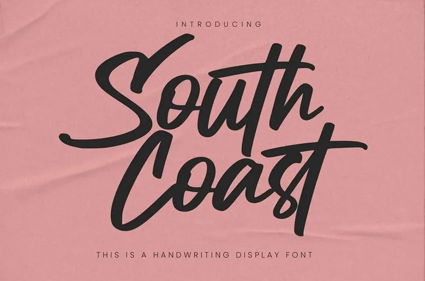 South Coast Handwritting Font