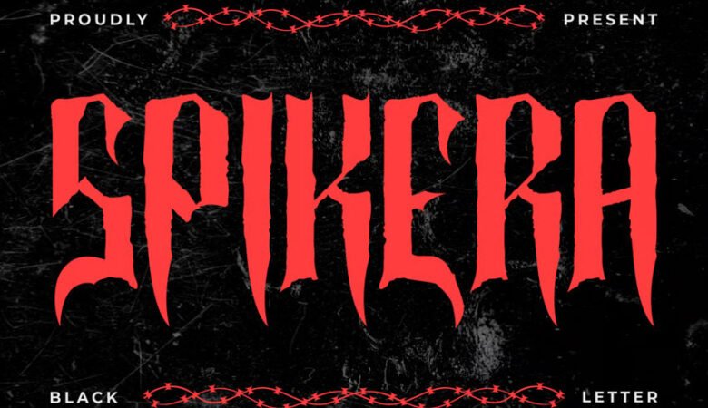Spikera Black Font