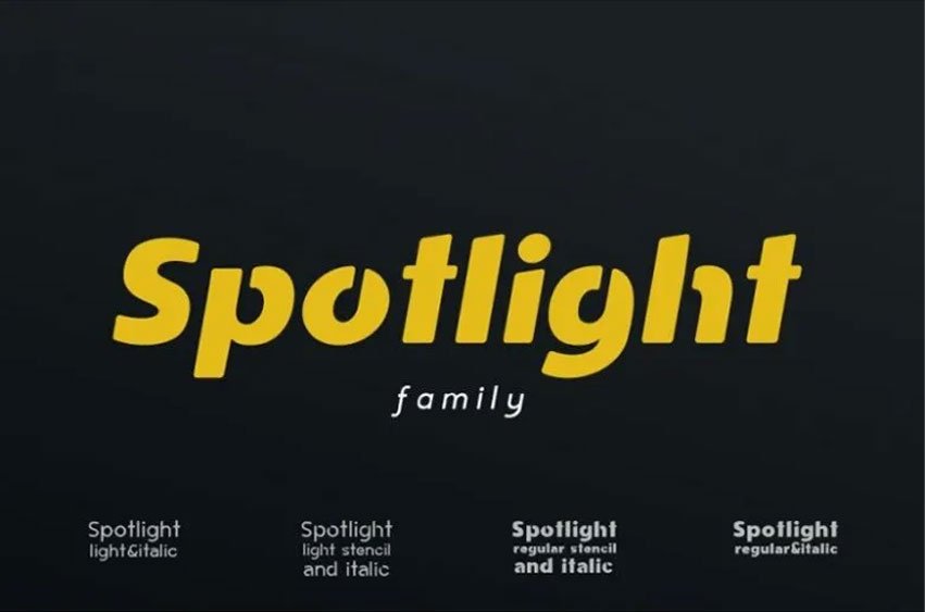 Spotlight Font