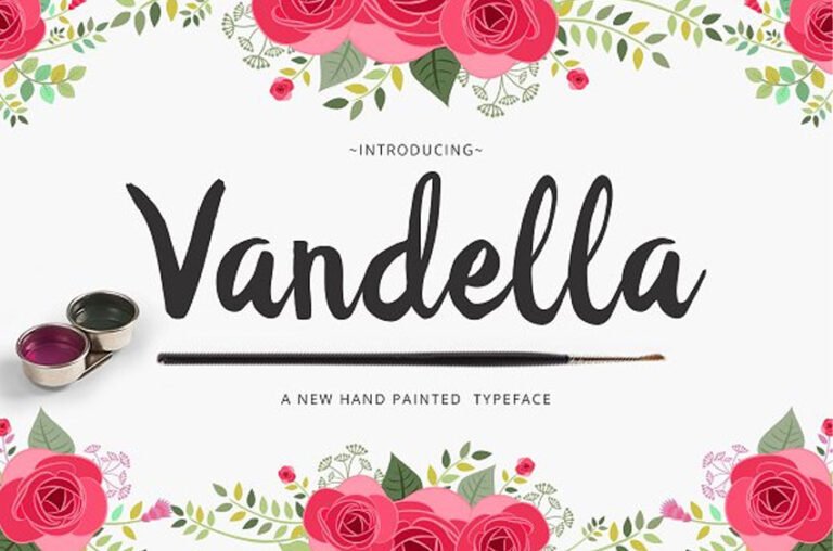 Vandella Font - FreeDaFonts