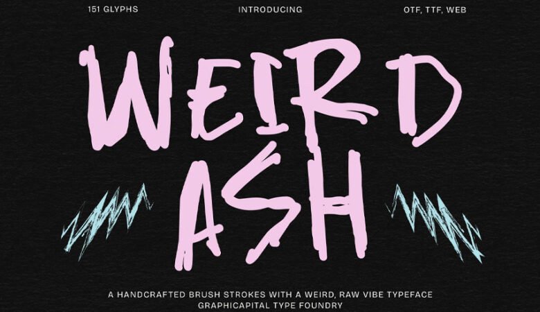 Weirdash Font