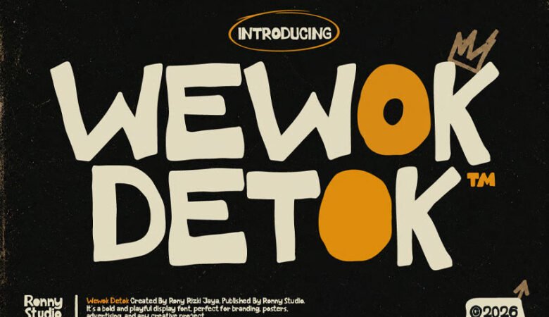 Wewok Detok Font