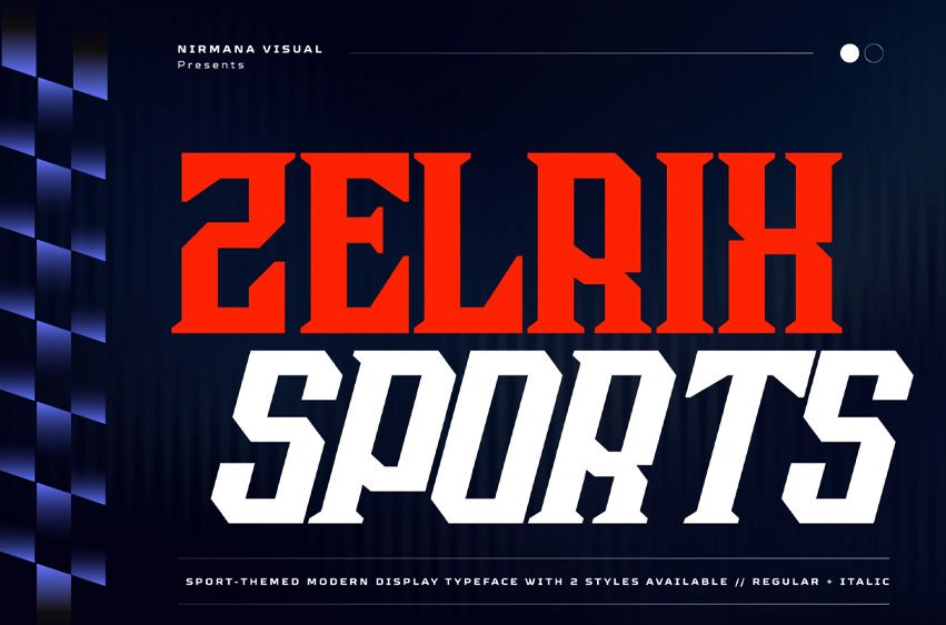 Zelrix Sports Font