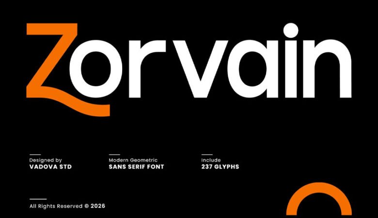 Zorvain Font