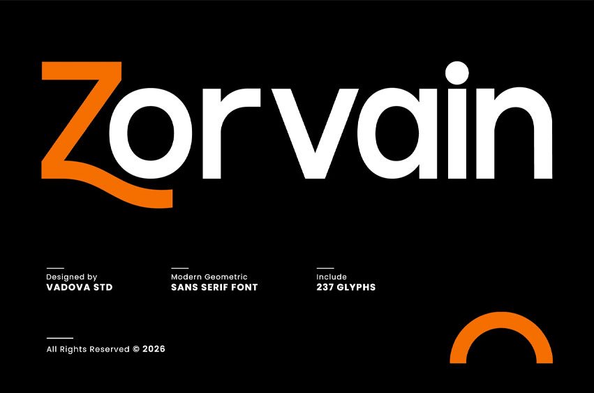 Zorvain Font