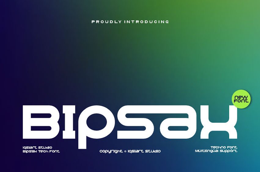 Bipsax Font
