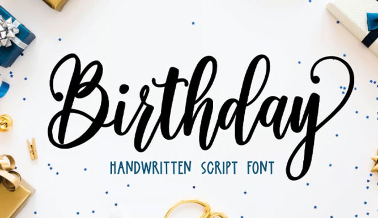 Birthday Font