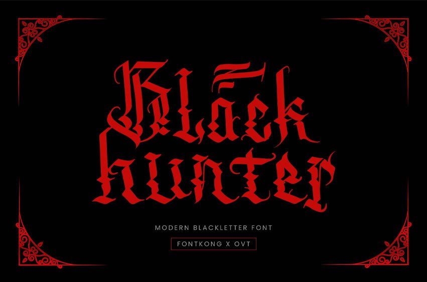 Blackhunter Font