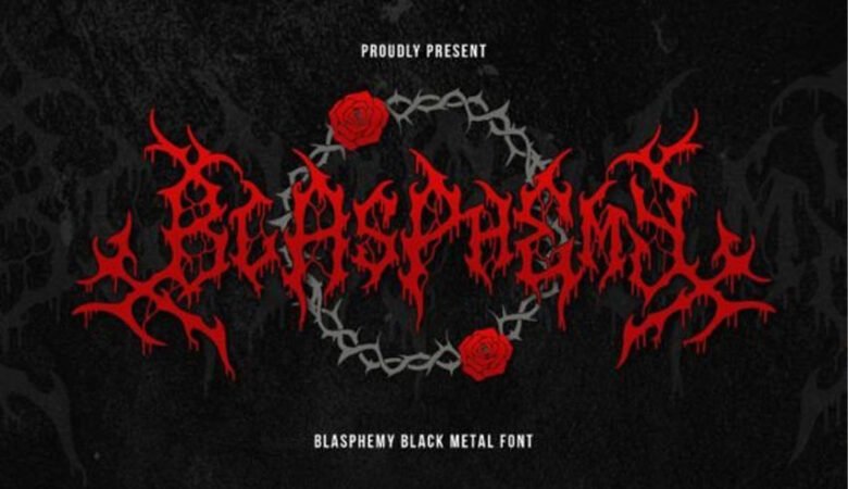 Blasphemy Font