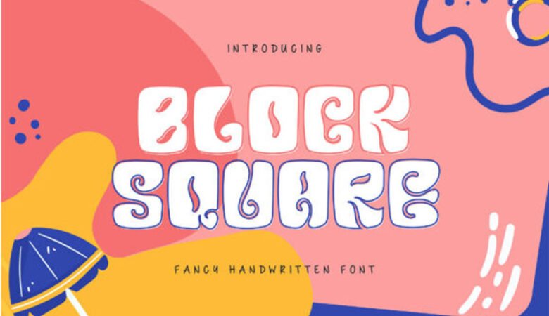 Block Square Font