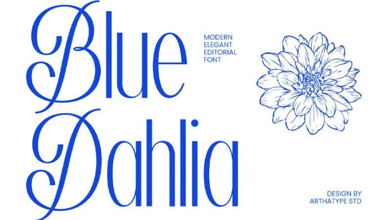 Blue Dahlia Font