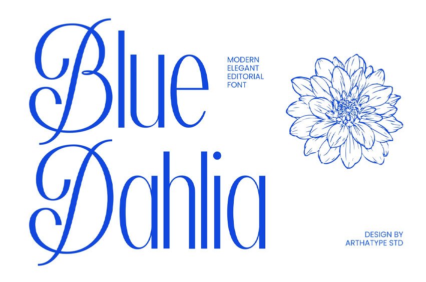 Blue Dahlia Font