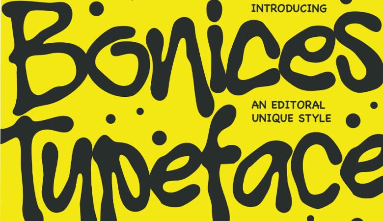 Bonices Typeface Font