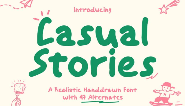 Casual Stories Font