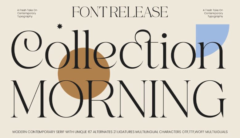 Collection Morning Font