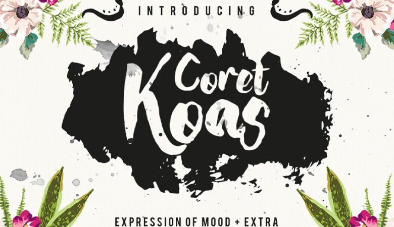 Coret Koas Font