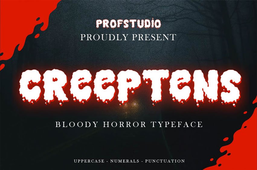 Creeptens Font